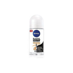 Rutulinis dezodorantas nivea Black & White Invisible Ultimate Impact, 50ml kaina ir informacija | Dezodorantai | pigu.lt