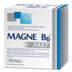 Maisto papildas Magne B6 fast 20 paketėlių kaina ir informacija | Vitaminai, maisto papildai, preparatai gerai savijautai | pigu.lt