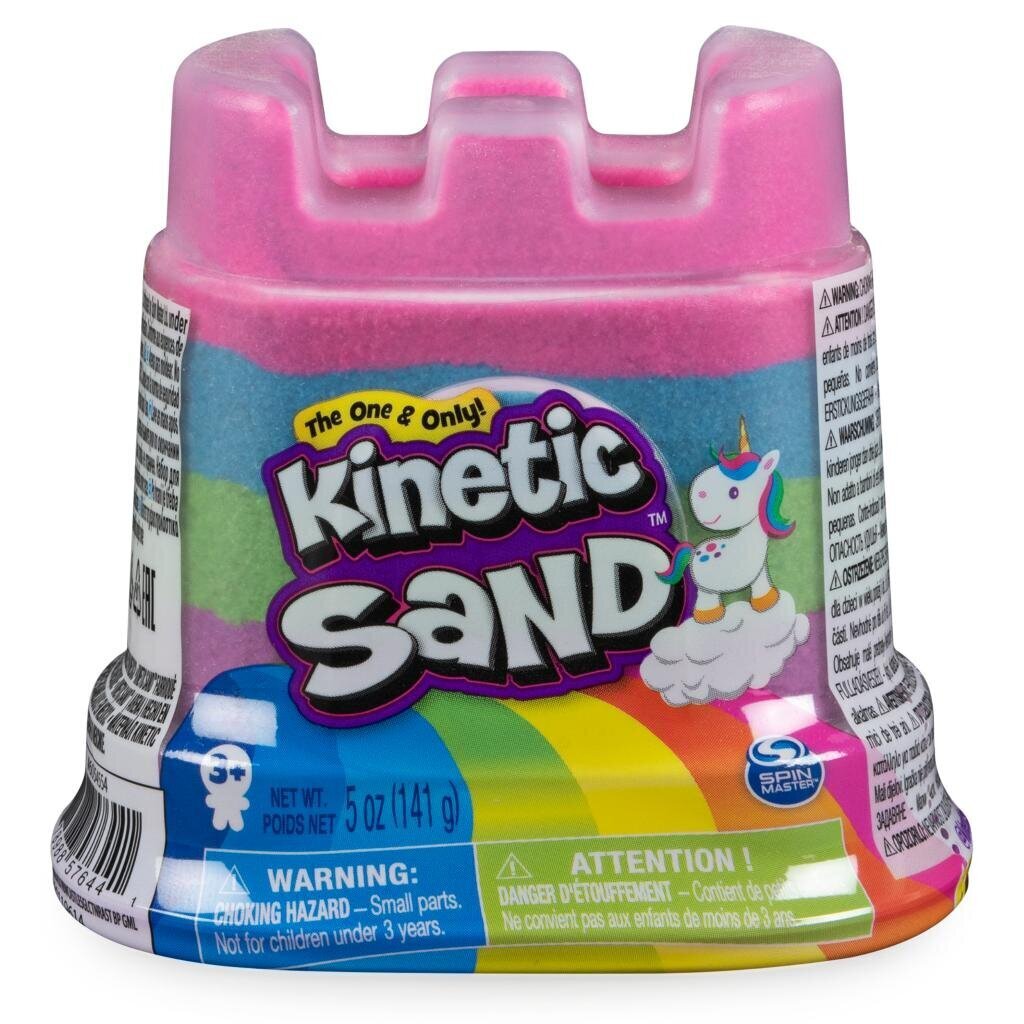 Spalvotas kinetinis smėlis Spinmaster Kinetic Sand 141 g kaina ir informacija | Piešimo, tapybos, lipdymo reikmenys | pigu.lt