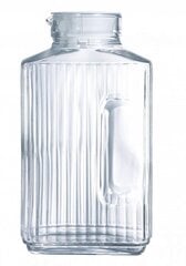 Стеклянная бутылка Luminarc Quadro, 2 л цена и информация | Стаканы, фужеры, кувшины | pigu.lt