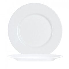 Pietų lėkštė, 26,5 cm, balta kaina ir informacija | Indai, lėkštės, pietų servizai | pigu.lt