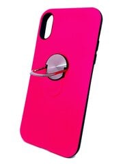 Чехол с кольцом SoundBerry для Huawei P SMART, ярко-розовый цена и информация | Чехлы для телефонов | pigu.lt