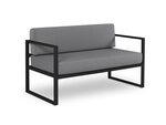 Dvivietė lauko sofa Calme Jardin Nicea, tamsiai pilka