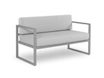 Dvivietė lauko sofa Calme Jardin Nicea, šviesiai pilka