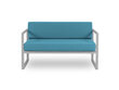 Dvivietė lauko sofa Calme Jardin Nicea, mėlyna/šviesiai pilka kaina ir informacija | Lauko kėdės, foteliai, pufai | pigu.lt