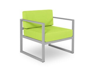 Уличное кресло Calme Jardin Nicea, светло-зеленое/светло-серое цена и информация | Садовые стулья, кресла, пуфы | pigu.lt