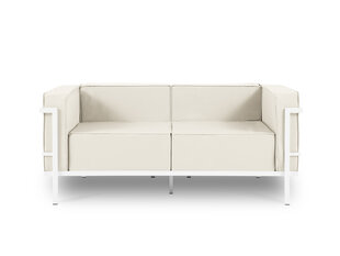 Dvivietė lauko sofa Calme Jardin Cannes, kreminė/balta kaina ir informacija | Lauko kėdės, foteliai, pufai | pigu.lt