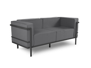 Dvivietė lauko sofa Calme Jardin Cannes, tamsiai pilka kaina ir informacija | Lauko kėdės, foteliai, pufai | pigu.lt