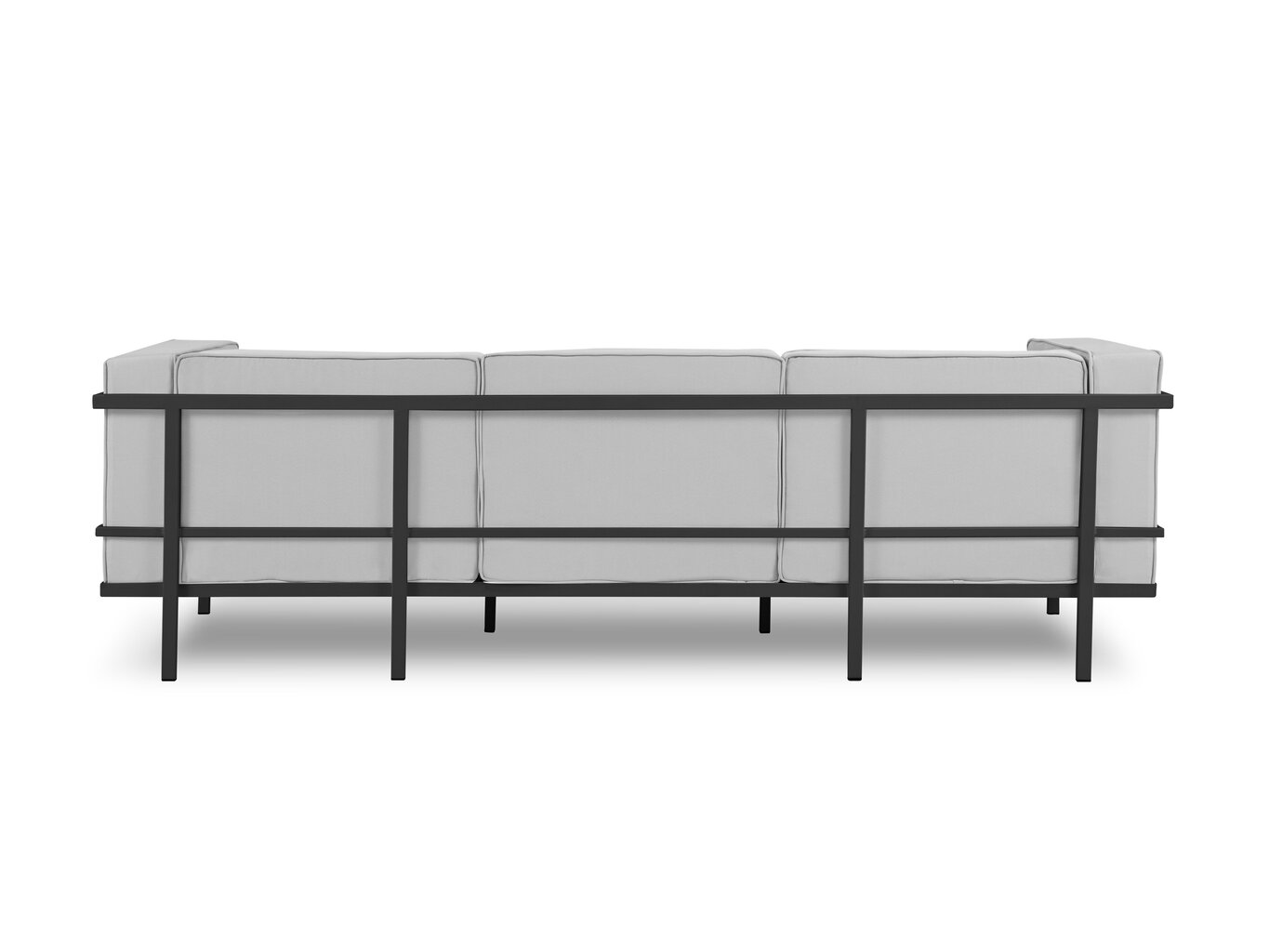 Trivietė lauko sofa Calme Jardin Cannes, šviesiai pilka/tamsiai pilka kaina ir informacija | Lauko kėdės, foteliai, pufai | pigu.lt