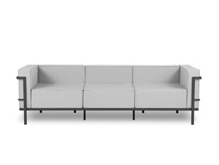 Trivietė lauko sofa Calme Jardin Cannes, šviesiai pilka/tamsiai pilka kaina ir informacija | Lauko kėdės, foteliai, pufai | pigu.lt