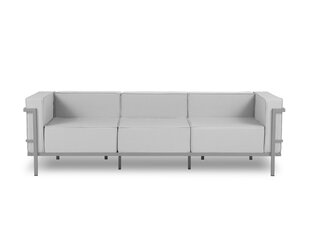 Trivietė lauko sofa Calme Jardin Cannes, šviesiai pilka kaina ir informacija | Lauko kėdės, foteliai, pufai | pigu.lt