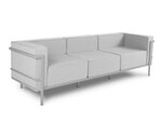 Trivietė lauko sofa Calme Jardin Cannes, šviesiai pilka