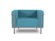 Lauko fotelis Calme Jardin Cannes, mėlynas/šviesiai pilkas kaina ir informacija | Lauko kėdės, foteliai, pufai | pigu.lt