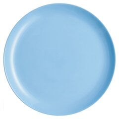 Luminarc plokščia lėkštė mėlyna stiklas Ø 27 cm kaina ir informacija | Indai, lėkštės, pietų servizai | pigu.lt