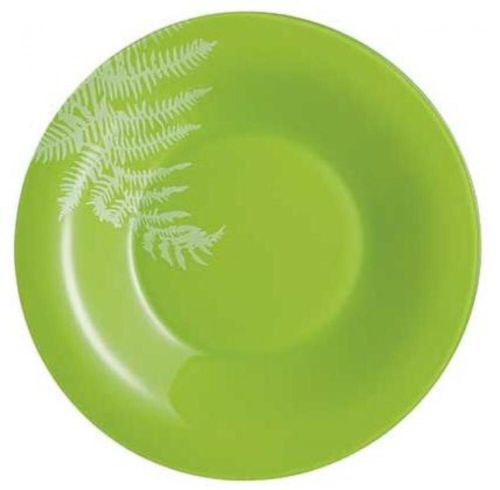 Luminarc Filicaria Green sriubos lėkštė, 21,5 cm. цена и информация | Indai, lėkštės, pietų servizai | pigu.lt