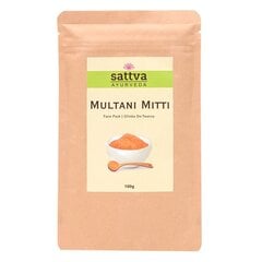 Fulerio žemės milteliai veido kaukei Multani Mitti, Sattva Ayurveda, 100g kaina ir informacija | Veido kaukės, paakių kaukės | pigu.lt