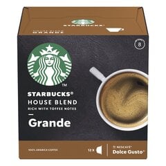 Starbucks Nescafé Dolce Gusto Grande House Blend, 12 капс . цена и информация | Кофе, какао | pigu.lt