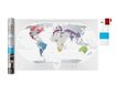 Nutrinamas kelionių žemėlapis Air World цена и информация | Žemėlapiai | pigu.lt