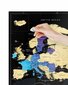 Nutrinamas kelionių žemėlapis Travel Map Black Europe kaina ir informacija | Žemėlapiai | pigu.lt