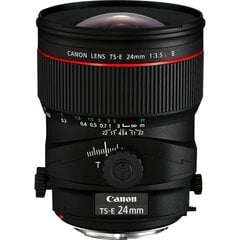 Canon TS-E 24mm f/3.5L II kaina ir informacija | Objektyvai | pigu.lt