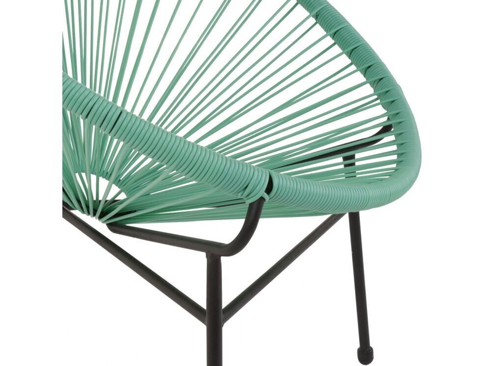 Lauko fotelis Patio Arthur, žalias/juodas kaina ir informacija | Lauko kėdės, foteliai, pufai | pigu.lt