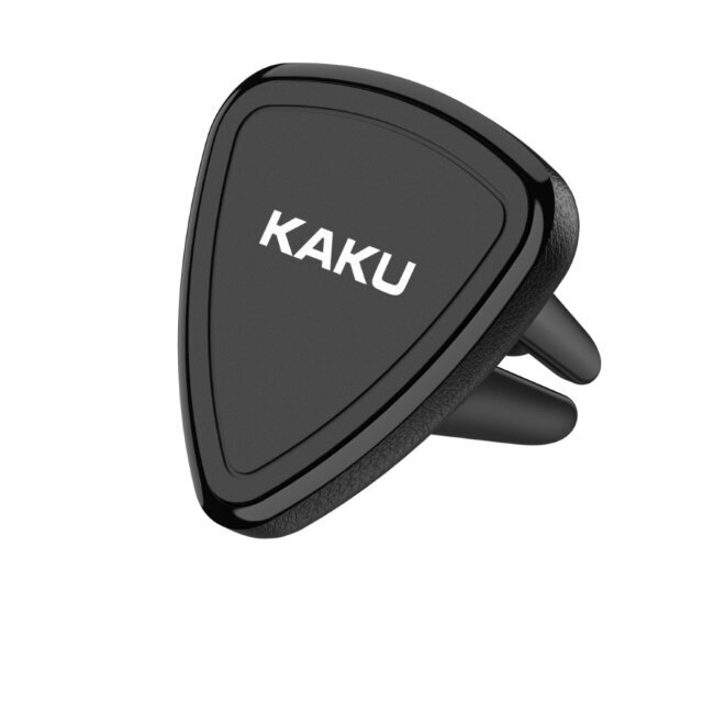 iKaku KSC-207 Triangle Universal Car Air Vent phone Holder with magnetic plate diam. 3.5cm Black kaina ir informacija | Telefono laikikliai | pigu.lt