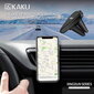 iKaku KSC-207 Triangle Universal Car Air Vent phone Holder with magnetic plate diam. 3.5cm Black kaina ir informacija | Telefono laikikliai | pigu.lt