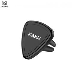 iKaku KSC-207 Triangle Universal Car Air Vent phone Holder with magnetic plate diam. 3.5cm Black kaina ir informacija | Telefono laikikliai | pigu.lt