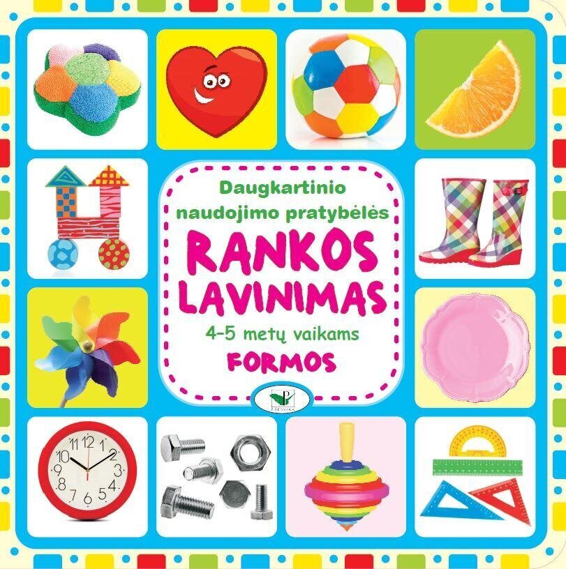 Daugkartinio naudojimo pratybos: Rankos lavinimas 4-5 m.vaikams. Formos kaina ir informacija | Lavinamosios knygos | pigu.lt