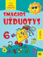 Smagios užduotys 5-6 metų vaikams 2 dalis цена и информация | Развивающие книги | pigu.lt