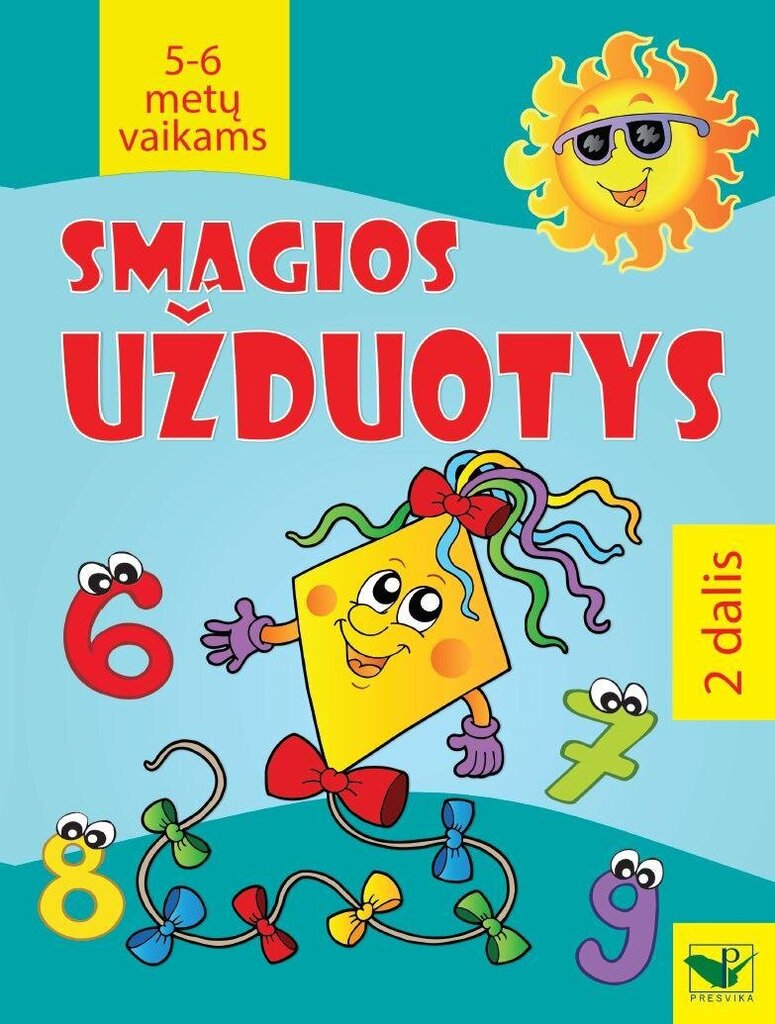 Smagios užduotys 5-6 metų vaikams 2 dalis kaina ir informacija | Lavinamosios knygos | pigu.lt