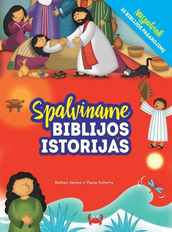 Spalviname Biblijos istorijas kaina ir informacija | Dvasinės knygos | pigu.lt