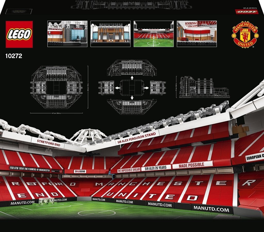 10272 LEGO® Creator Manchester United stadionas цена и информация | Konstruktoriai ir kaladėlės | pigu.lt