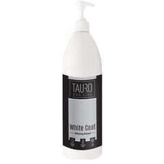 Tauro Pro Line šampūnas kailio šviesinimui šunims ir katėms White Coat, 1000 ml kaina ir informacija | Kosmetinės priemonės gyvūnams | pigu.lt