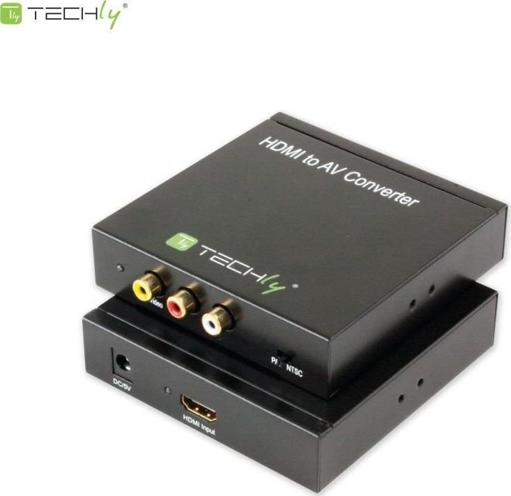 Adapteris keitiklis Techly HDMI į RCA Composite video + audio L/R цена и информация | Adapteriai, USB šakotuvai | pigu.lt