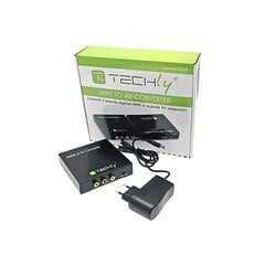Adapteris keitiklis Techly HDMI į RCA Composite video + audio L/R kaina ir informacija | Adapteriai, USB šakotuvai | pigu.lt