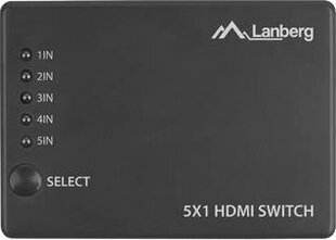 Lanberg SWV-HDMI-0005 kaina ir informacija | Komutatoriai (Switch) | pigu.lt