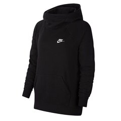 Nike джемпер женский W Nsw Essentl Fnl Po Flc, черный цена и информация | Женские толстовки | pigu.lt