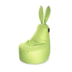 Кресло-мешок Qubo™ Mommy Rabbit, гобелен, светло-зеленое цена и информация | Кресла-мешки и пуфы | pigu.lt