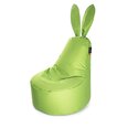Кресло-мешок Qubo™ Daddy Rabbit, гобелен, светло-зеленое