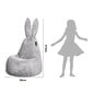 Sėdmaišis Qubo™ Mommy Rabbit, gobelenas, tamsiai mėlynas kaina ir informacija | Sėdmaišiai ir pufai | pigu.lt