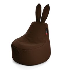 Vaikiškas sėdmaišis Qubo™ Baby Rabbit, gobelenas, tamsiai rudas kaina ir informacija | Vaikiški sėdmaišiai, foteliai, pufai | pigu.lt