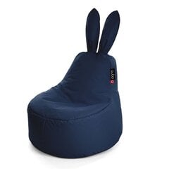 Кресло-мешок Qubo™ Baby Rabbit, гобелен, темно синее цена и информация | Детские диваны, кресла | pigu.lt