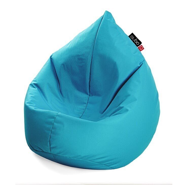 Vaikiškas sėdmaišis Qubo™ Drizzle Drop Wave Blue Pop Fit, mėlynas kaina ir informacija | Vaikiški sėdmaišiai, foteliai, pufai | pigu.lt