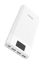 Внешний аккумулятор Power Bank Hoco B35E с LCD экраном 3xUSB 30000mAh, черный цена и информация | Зарядные устройства Power bank | pigu.lt