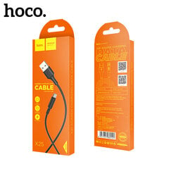 USB kabelis Hoco X25 microUSB, 1.0m, juodas kaina ir informacija | Laidai telefonams | pigu.lt