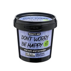 Vonios druska Beauty Jar Don't Worry, Be Happy, 150 g kaina ir informacija | Dušo želė, aliejai | pigu.lt