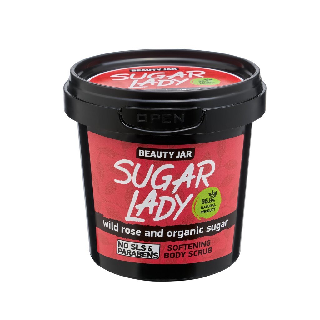 Kūno šveitiklis Beauty Jar Sugar Lady, 180 g kaina ir informacija | Kūno šveitikliai | pigu.lt