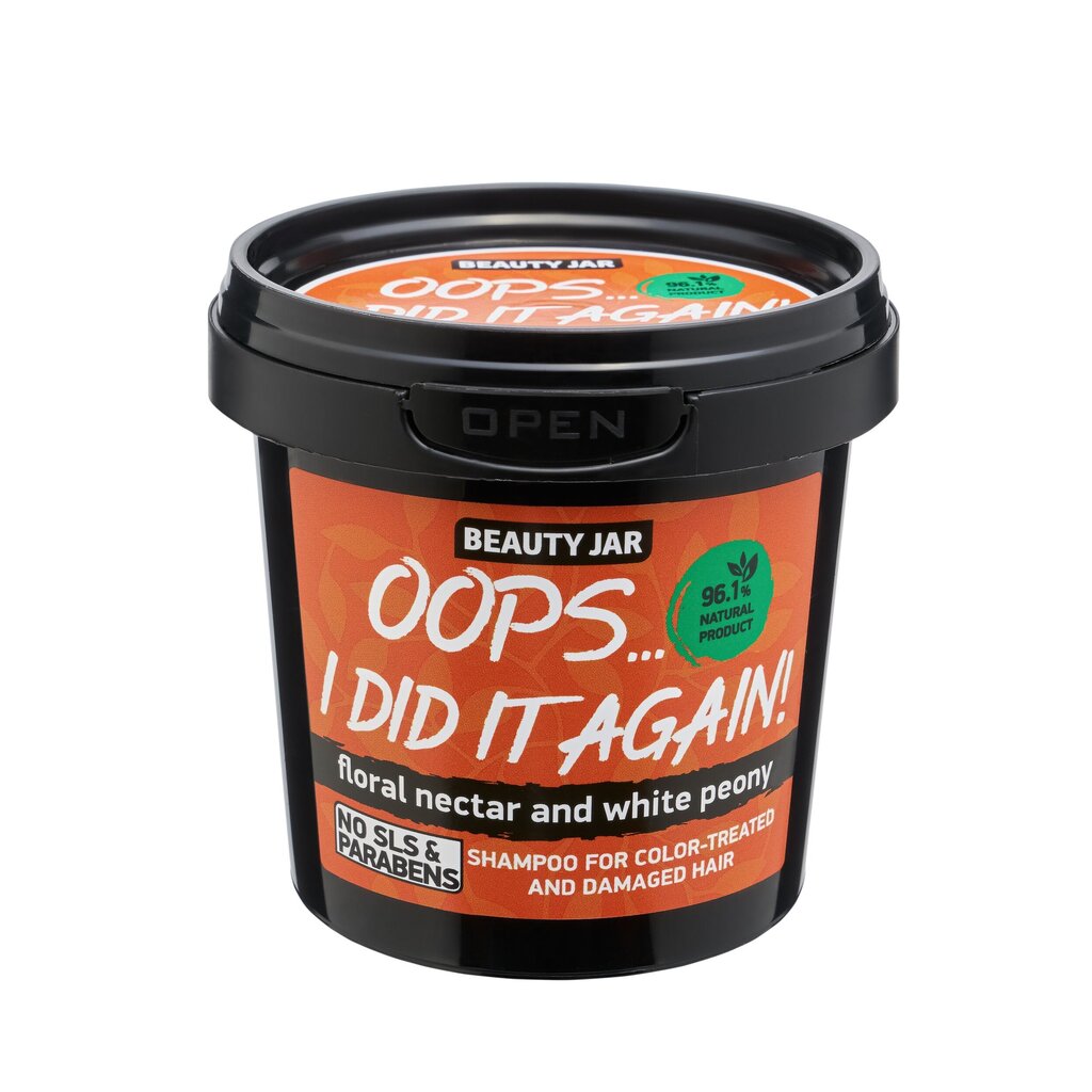 Beauty Jar šampūnas Oops…I Did It Again!, 150 g kaina ir informacija | Šampūnai | pigu.lt