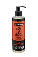 Beauty Jar dušo prausiklis šampūnas 2in1 Like A Boss, 250 ml цена и информация | Шампуни | pigu.lt